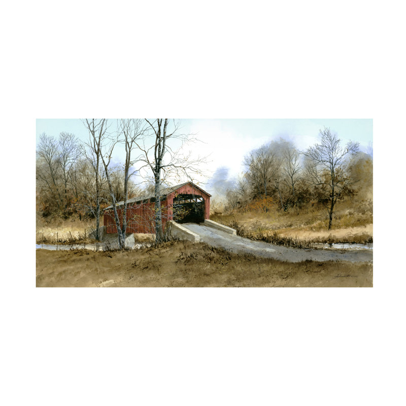 Art sur toile Ray Hendershot KISSIN BRIDGE TOO, H 10 po x l 19 po