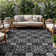 Andelija Geometric Black/Gray Indoor & Outdoor Area Rug
