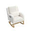 Chaise d'appoint à bascule Teddy White
