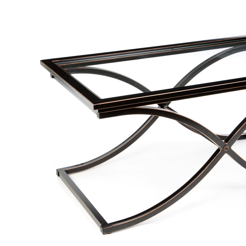 Rio Glass Top Coffee Table
