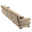 Canapé modulaire surdimensionné avec repose-pieds mobile Boneless Comfort-1312608825