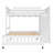 Eyoas Twin over Full 6 Drawer L-Shaped Bunk Beds Bed with Shelves by Harriet Bee-40503984
