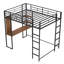 Lit mezzanine double en métal-575785277