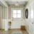1-lamp vine woven adjustable white glass Flush mount light