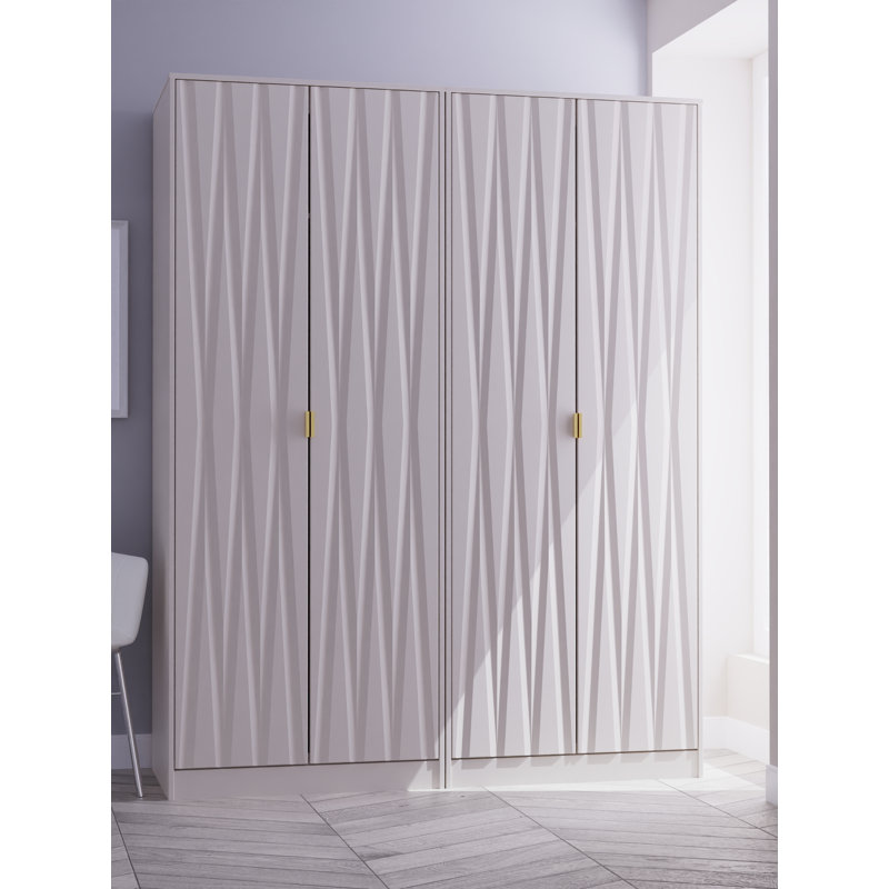 Baturhan Manufactured Wood Wardrobe, Kashmir Matt