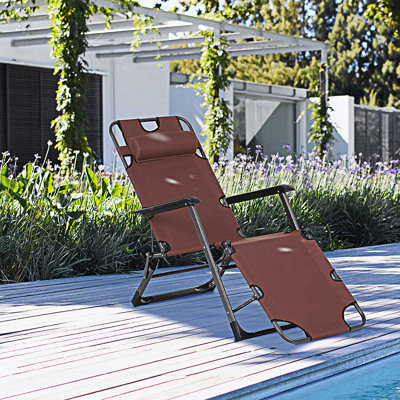 Fauteuil de bronzage pliant