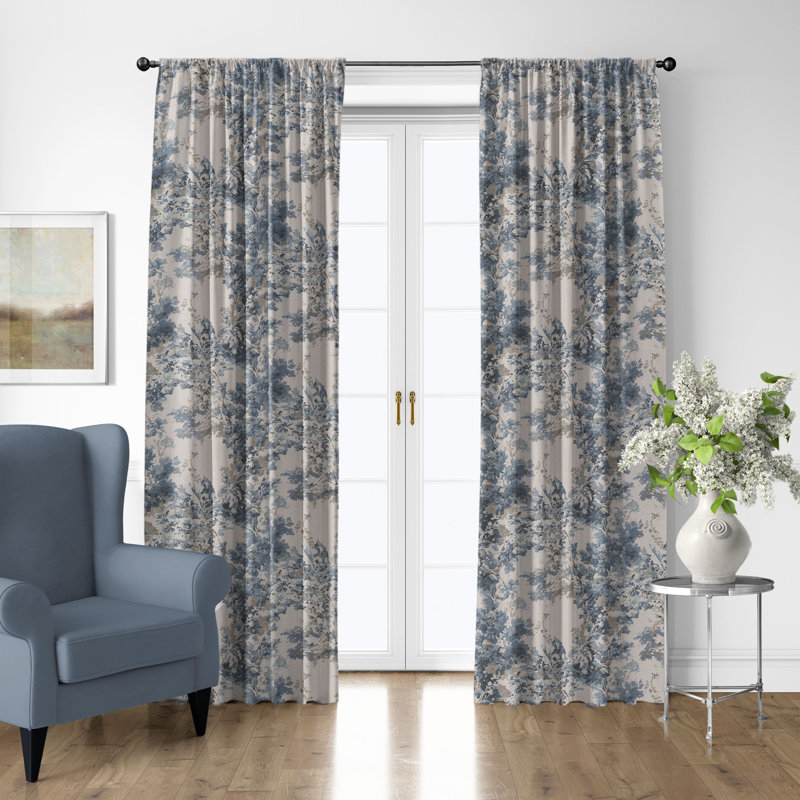 Ensemble de 2 rideaux en coton Dolce, L 50 po x L 156 po