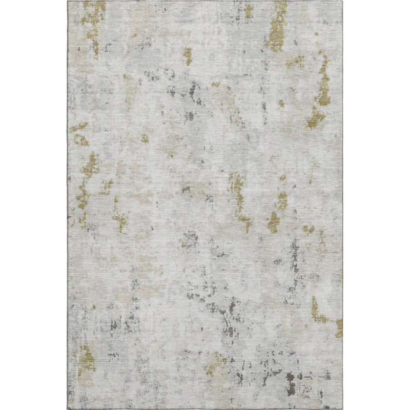 Premium Machine Washable Lubbers AMF1753 Modern Rug, Rectangle 10' x 14'