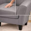 Fauteuil d'appoint en similicuir