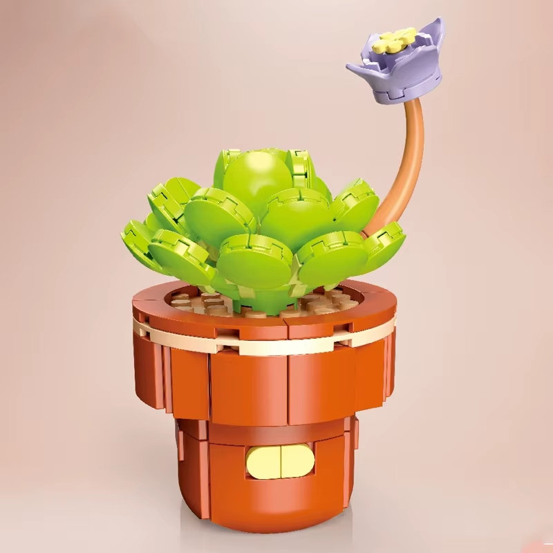 Ensemble de briques de construction de plantes - Pinguicula par Wizardi F07N11-27-23 (113)