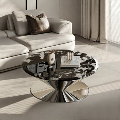 Table basse haut de gamme légère et luxueuse