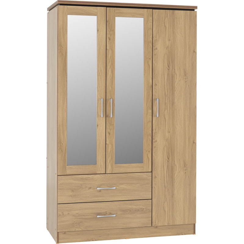 April 3 Door Wardrobe, Oak