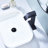 Waterfall Spout Bathroom Faucet,Single Handle Bathroom Vanity Sink Faucet -64144782