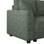 3 Seater Chenille Chaise End Sofa-1857583462
