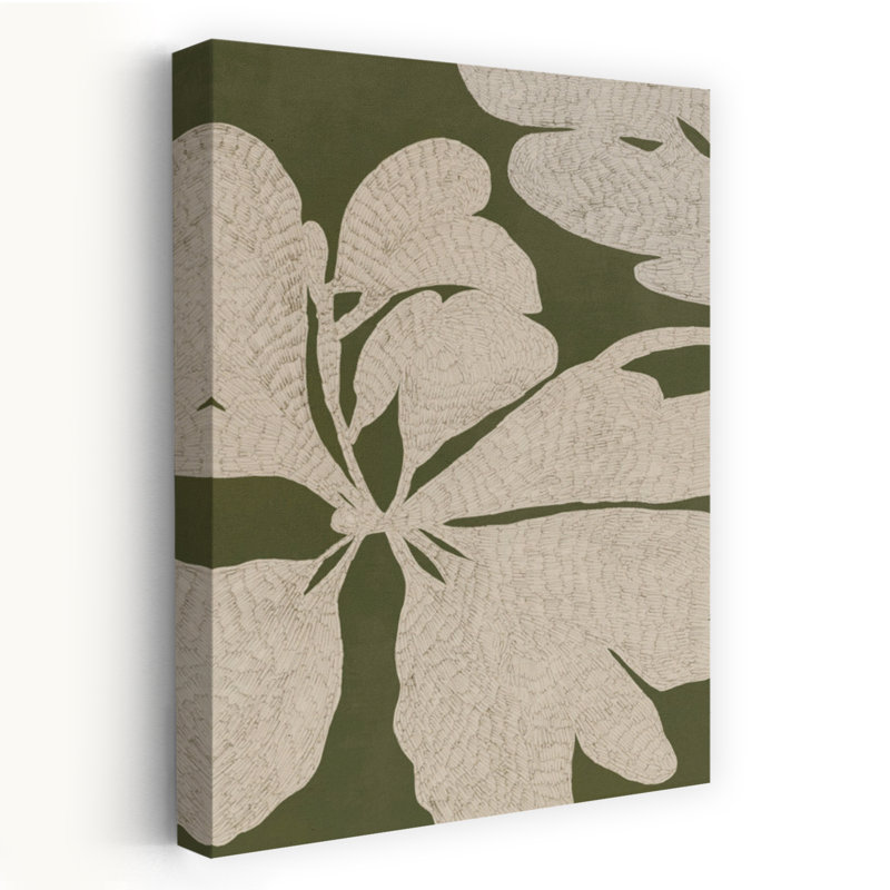 Contemporary Art Abstract Contemporary Minimalist Nature Landscape Art by Treechild - Wrapped Canvas Print