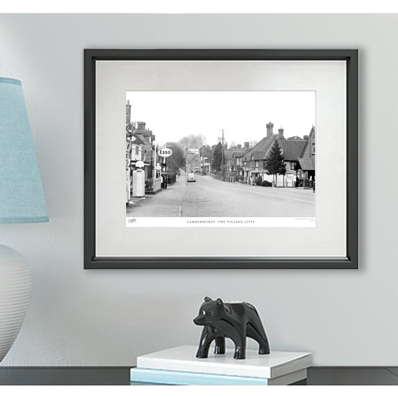 Lamberhurst, The Village C1955 by Francis Frith - Single Picture Frame Print, 40cm H x 50cm W x 2.3cm D