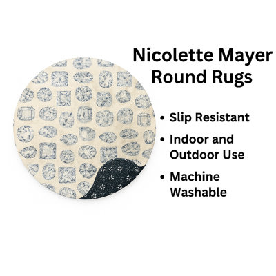 Shag Geometric Area Rug