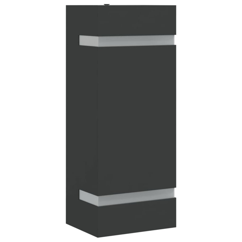 Ruhhena Black Battery Powered Outdoor Wall Lantern