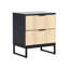 Ramsi 40cm W Manufactured Wood Bedside Table