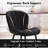 Comfort & Style Leather Upholstered Side Dining Chairs-1846078862
