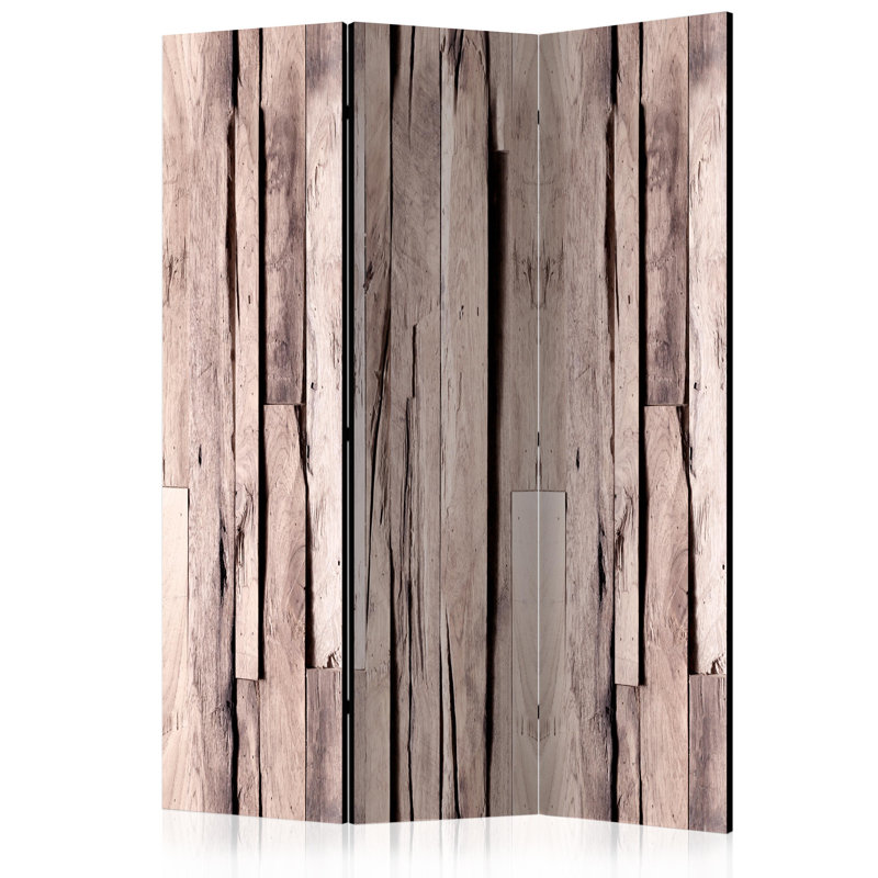 135cm W x 172cm H 3 - Panel Wood Folding Room Divider