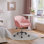 Chaise de bureau pivotante moderne Corson pour bureau à domicile avec accoudoirs