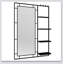 40 po L 30 po Grande armoire à pharmacie rectangulaire à fixation en surface en aluminium H H avec miroir, désembueur et éclairage réglable-831118647
