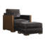 Tower Place Edgemere Leather Ottoman