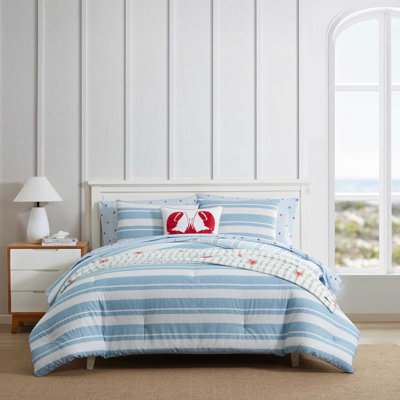 Ensemble d'édredon réversible en coton Nautica Riverside
