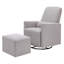 Fauteuil oscillant avec repose-pieds Olive-16371765