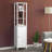 Ferdi  Freestanding Linen Cabinet, White