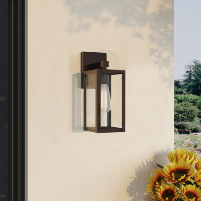 1-Light Outdoor Wall Lantern Sconce