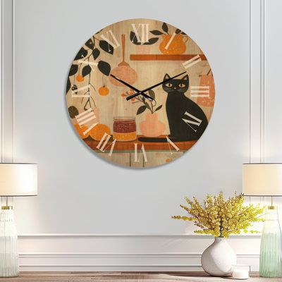 Marmalade Morning - Kitchen Large Wood Wall Clock