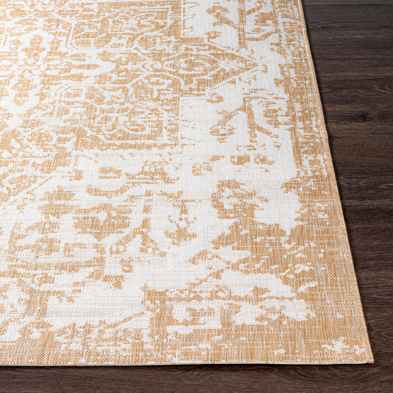 Tapis intérieur / extérieur beige Voegele, Rectangle 5 pi 3 po x 7 pi 7 po