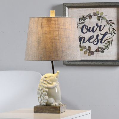 22" Happy Hedgehog Accent Lamp