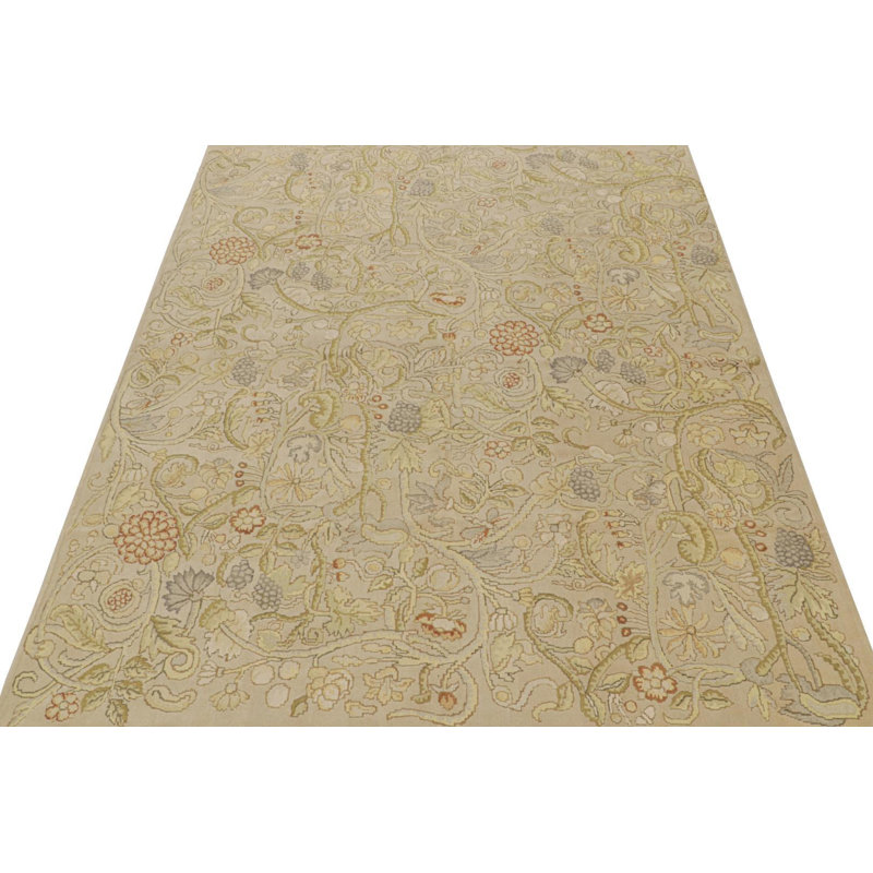 One-of-a-Kind No Hand Knotted Area Rug