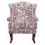 Upholstered Chenille Wingback Chair-1557988240