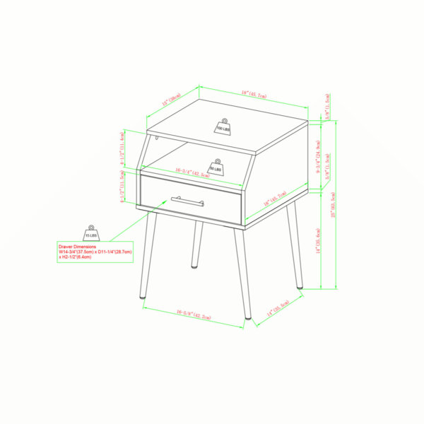 Dimensions du produit