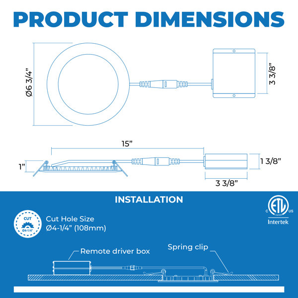 Dimensions du produit
