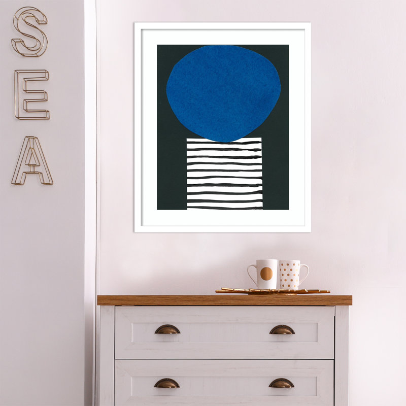 Honoring Matisse Warm by Renee W. Stramel, 25" H x 21" W x 1" D, Black