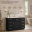 Meuble-lavabo autoportant 48 po avec comptoir d'évier 48 po-134384368