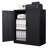 35.4" H x 31.5" W x 15.7" D Steel Storage Cabinet with 2 Adjustable Shelves-1164834620