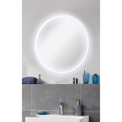 Flacher LED-Wandspiegel