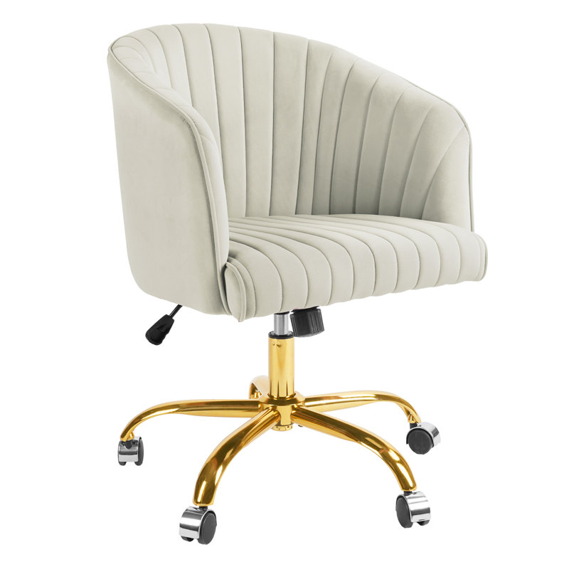 Chaise de bureau Caleia, Beige
