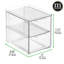 Contenant de rangement en plastique pour salle de bain