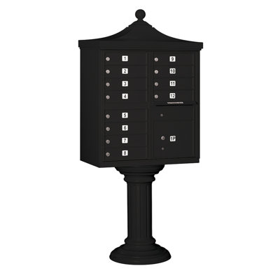 Regency Aluminum Multi-Unit Mailbox with Newspaper Compartment