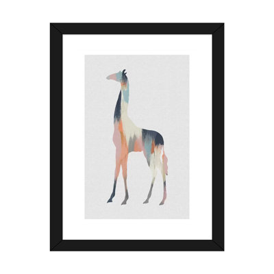 Pastel Giraffe - impression d'art graphique