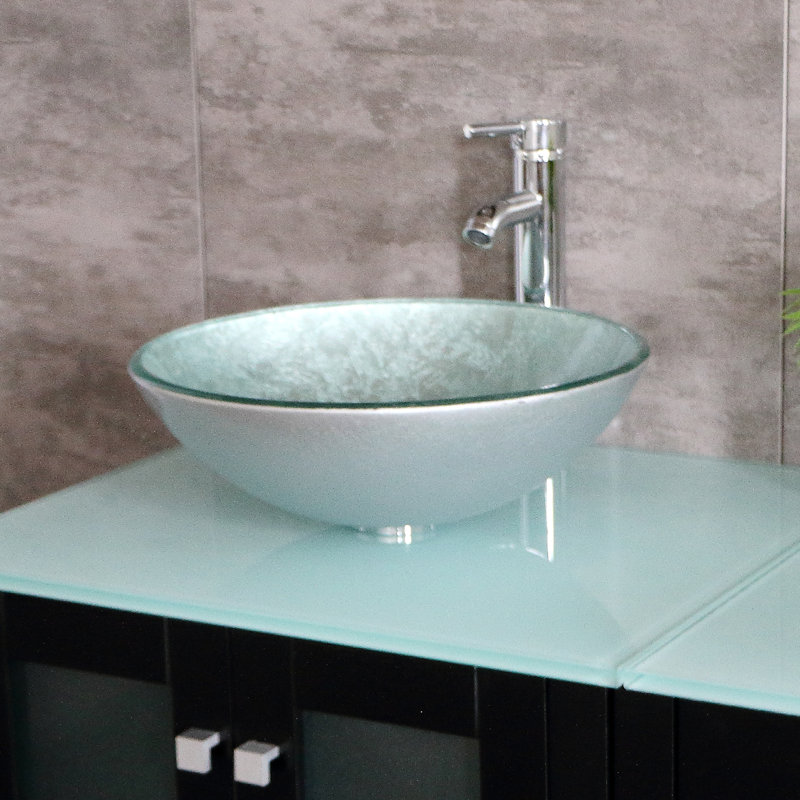 Lasceau 37" Single Bathroom Vanity Set with Mirror, Satin Turquoise
