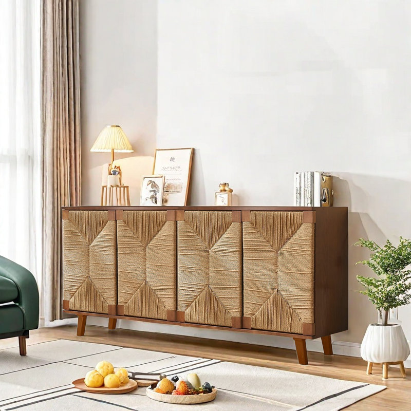 Buffet Retro Minimalist, Noyer