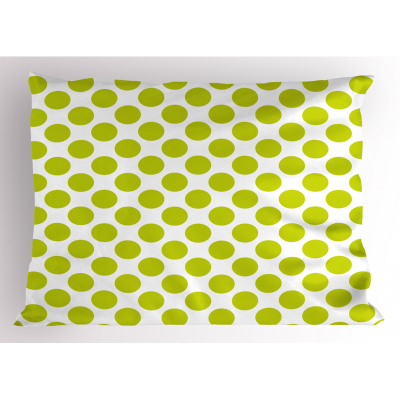 Dots Polyester Geometric Sham Set, Twin